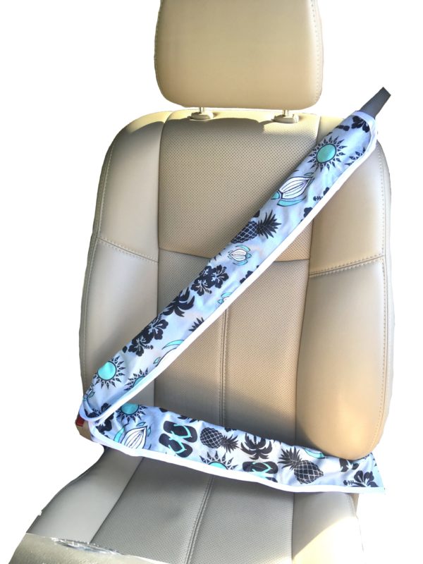 1 Pair Washable Seat Belt Cover Tight Stitching Excellent